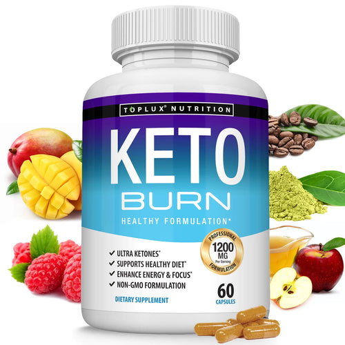 Keto Pills 1200Mg Keto Supplement - Natural Keto Pills - 60 Capsules